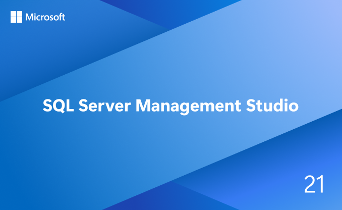 SQL Server Management Studio 21
