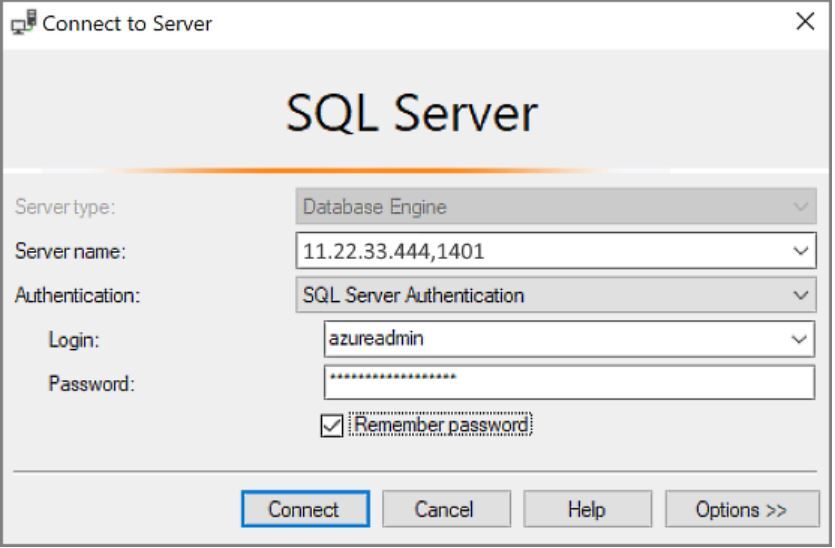 SQL Server on Azure Virtual machine 